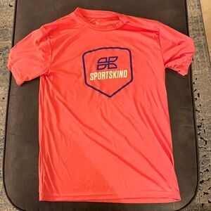 Sigma Fit Coral Sports Skind Workout Top Shirt
